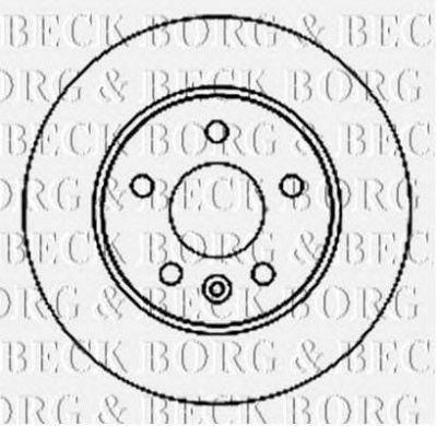 BORG & BECK bbd5157 -  Тормозной диск